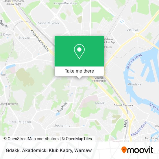 Gdakk. Akademicki Klub Kadry map