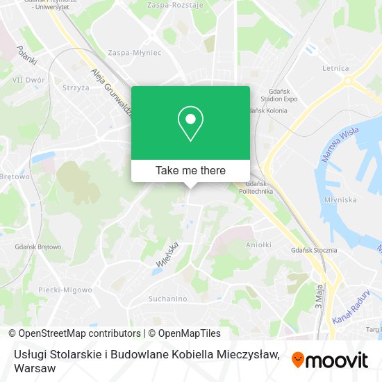 Usługi Stolarskie i Budowlane Kobiella Mieczysław map