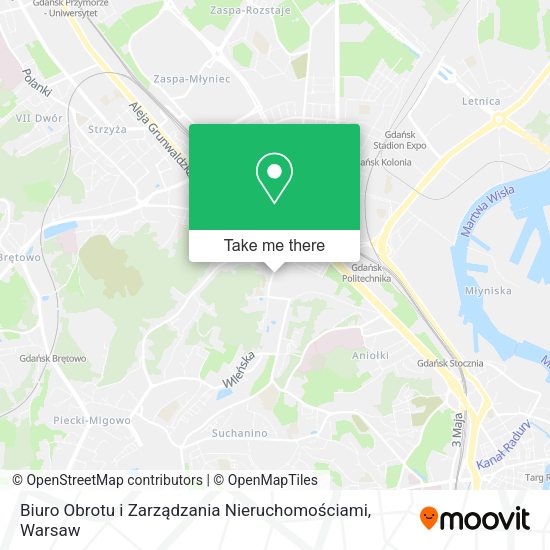 Biuro Obrotu i Zarządzania Nieruchomościami map