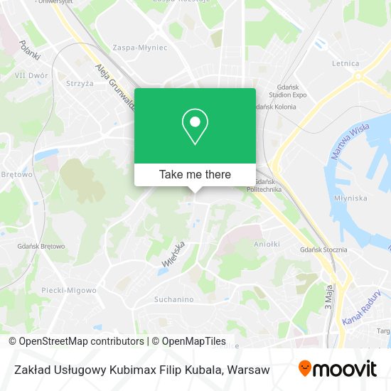 Zakład Usługowy Kubimax Filip Kubala map