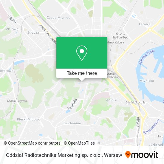 Oddział Radiotechnika Marketing sp. z o.o. map