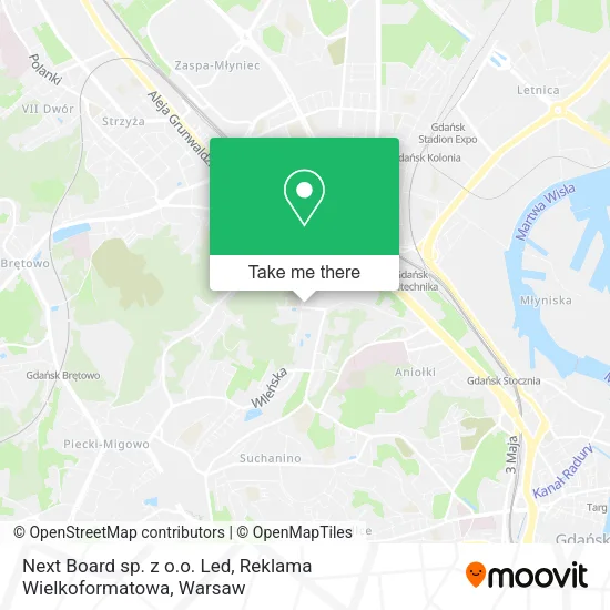 Карта Next Board sp. z o.o. Led, Reklama Wielkoformatowa