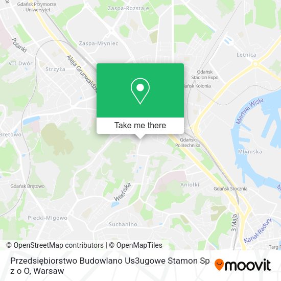 Przedsiębiorstwo Budowlano Us3ugowe Stamon Sp z o O map