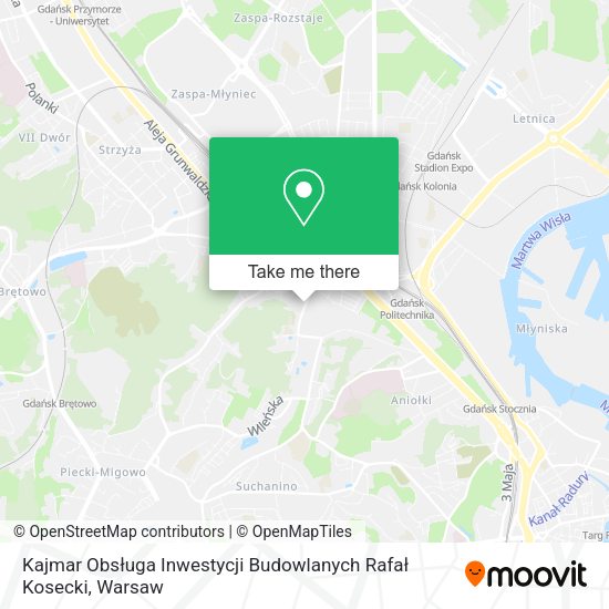 Kajmar Obsługa Inwestycji Budowlanych Rafał Kosecki map