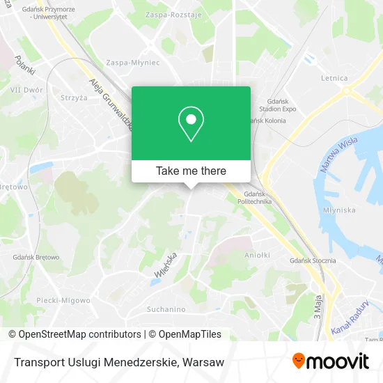 Карта Transport Uslugi Menedzerskie