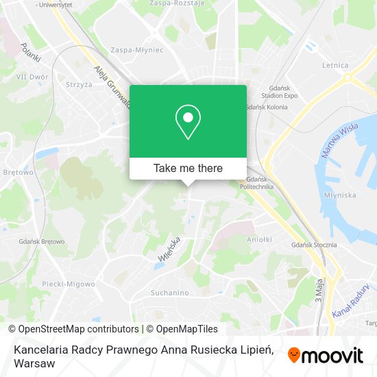 Kancelaria Radcy Prawnego Anna Rusiecka Lipień map