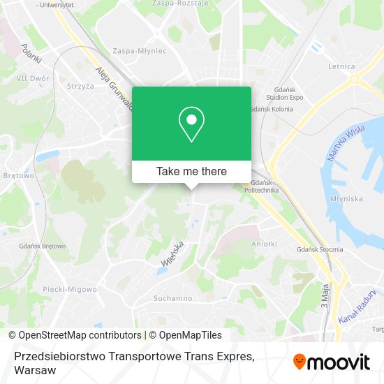 Карта Przedsiebiorstwo Transportowe Trans Expres