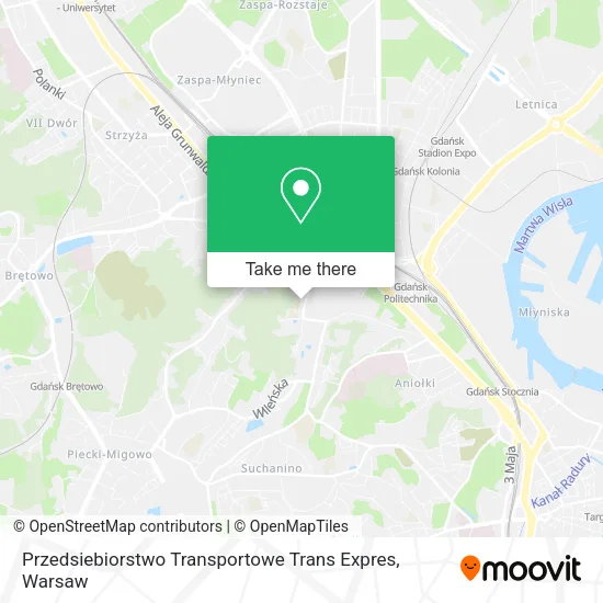 Карта Przedsiebiorstwo Transportowe Trans Expres