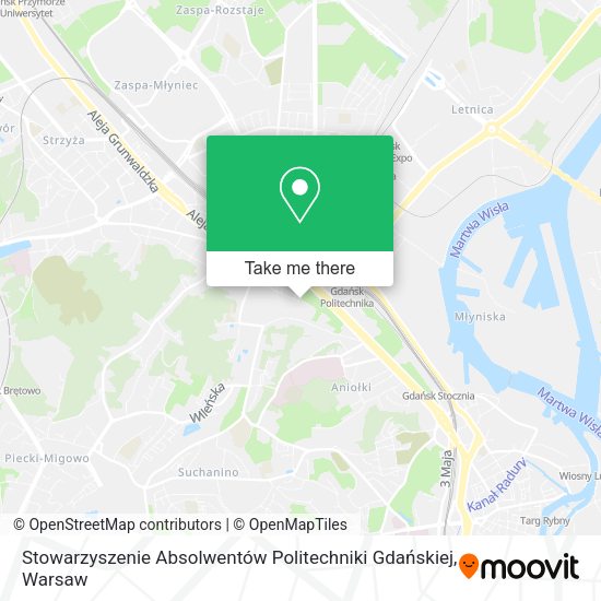 Stowarzyszenie Absolwentów Politechniki Gdańskiej map