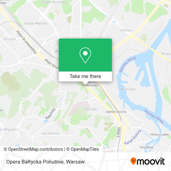 Opera Bałtycka Południe map