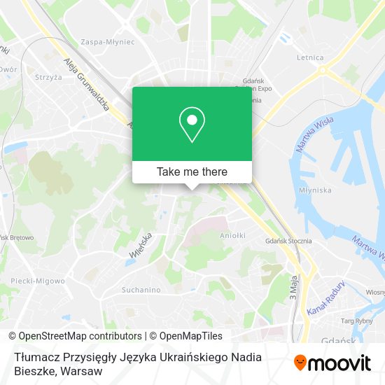 Tłumacz Przysięgły Języka Ukraińskiego Nadia Bieszke map