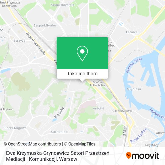 Ewa Krzymuska-Gryncewicz Satori Przestrzeń Mediacji i Komunikacji map