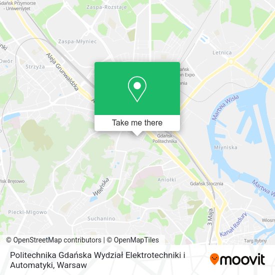 Politechnika Gdańska Wydział Elektrotechniki i Automatyki map