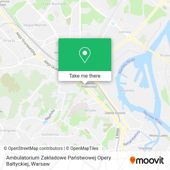 Ambulatorium Zakładowe Państwowej Opery Bałtyckiej map