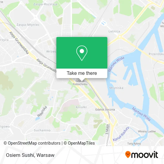 Карта Osiem Sushi