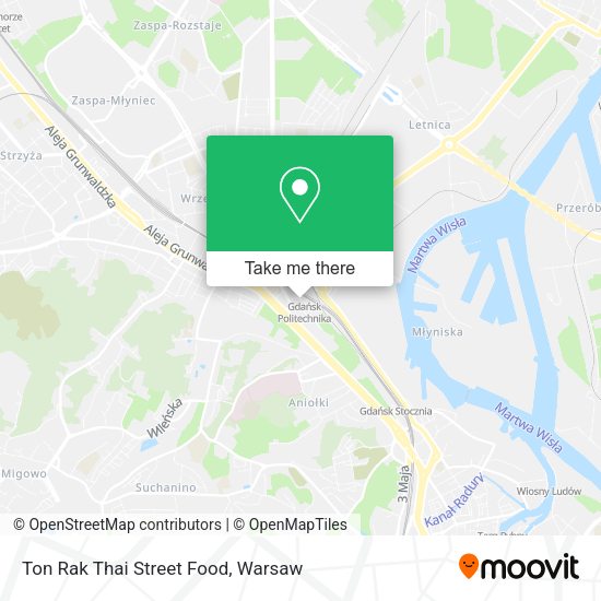 Ton Rak Thai Street Food map