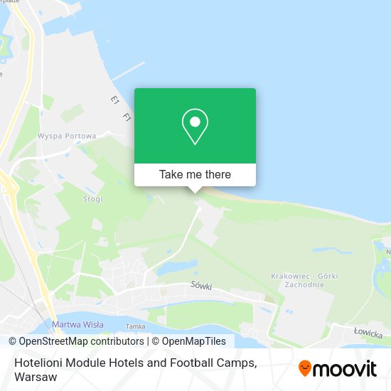 Карта Hotelioni Module Hotels and Football Camps