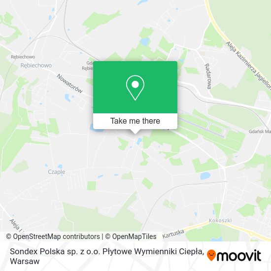 Sondex Polska sp. z o.o. Płytowe Wymienniki Ciepła map