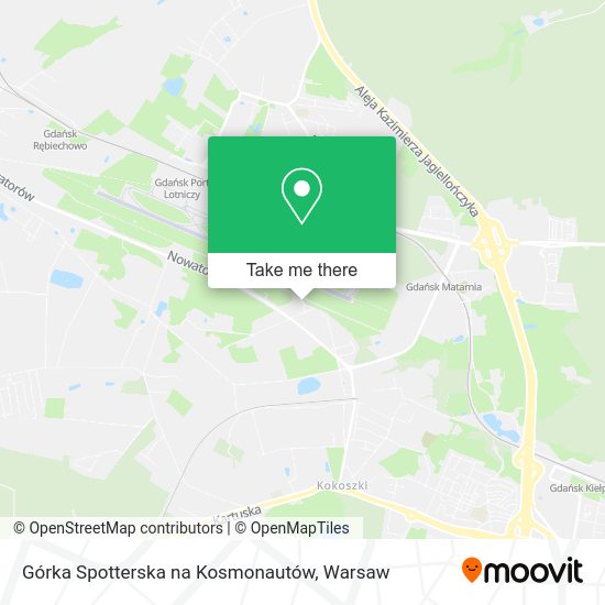 Górka Spotterska na Kosmonautów map