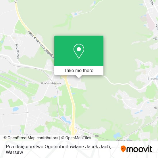 Przedsiębiorstwo Ogólnobudowlane Jacek Jach map