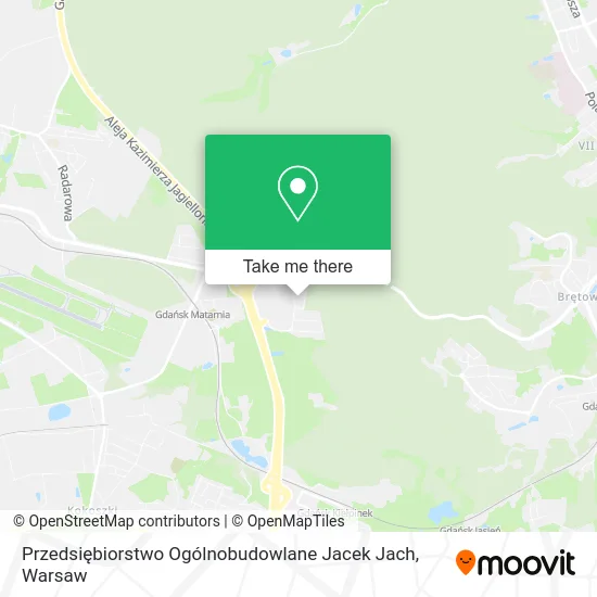 Przedsiębiorstwo Ogólnobudowlane Jacek Jach map