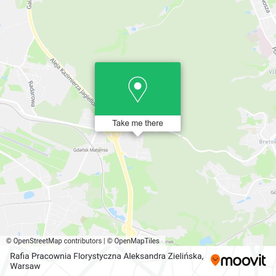 Rafia Pracownia Florystyczna Aleksandra Zielińska map