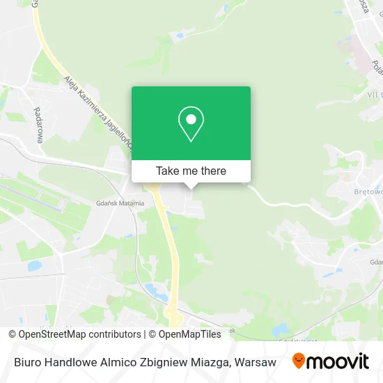 Карта Biuro Handlowe Almico Zbigniew Miazga