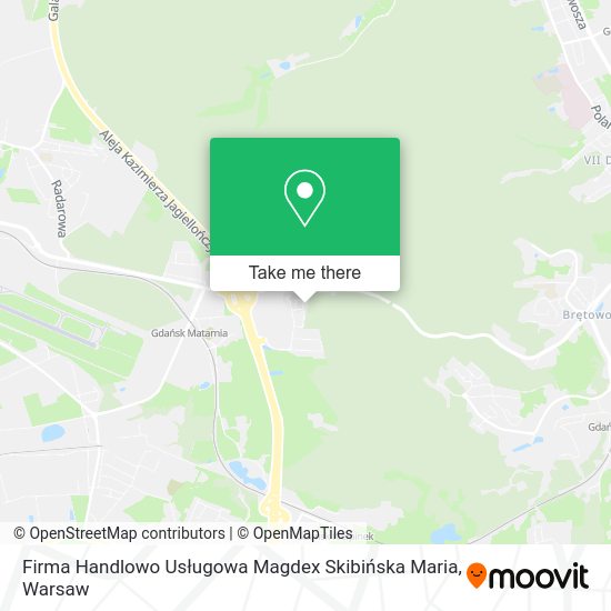 Firma Handlowo Usługowa Magdex Skibińska Maria map