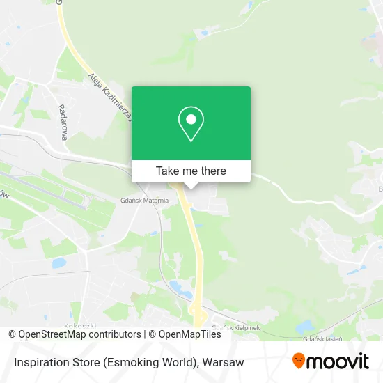 Карта Inspiration Store (Esmoking World)
