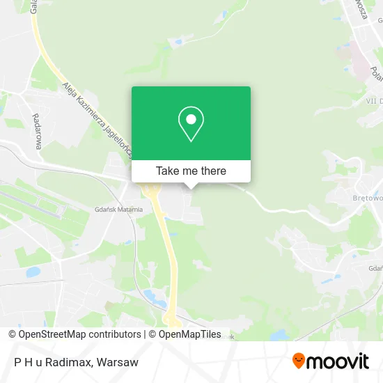 Карта P H u Radimax