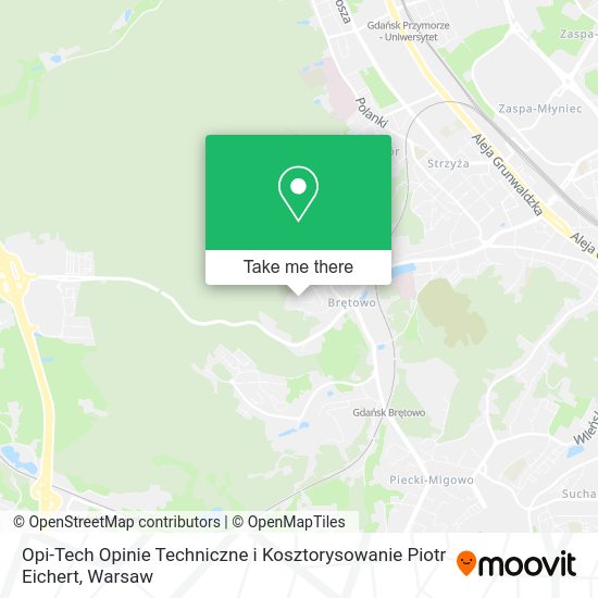 Opi-Tech Opinie Techniczne i Kosztorysowanie Piotr Eichert map