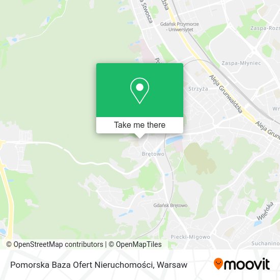 Pomorska Baza Ofert Nieruchomości map