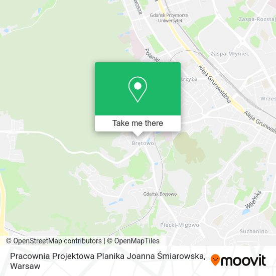 Pracownia Projektowa Planika Joanna Śmiarowska map