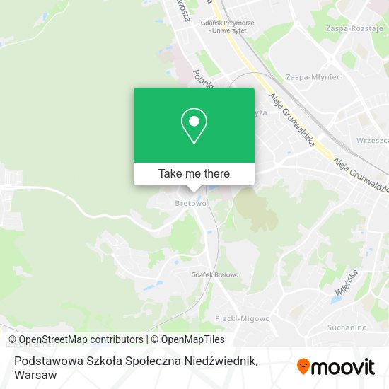 Podstawowa Szkoła Społeczna Niedźwiednik map