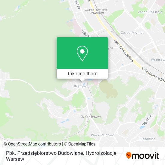 Pbk. Przedsiębiorstwo Budowlane. Hydroizolacje map