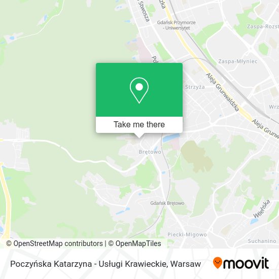 Poczyńska Katarzyna - Usługi Krawieckie map