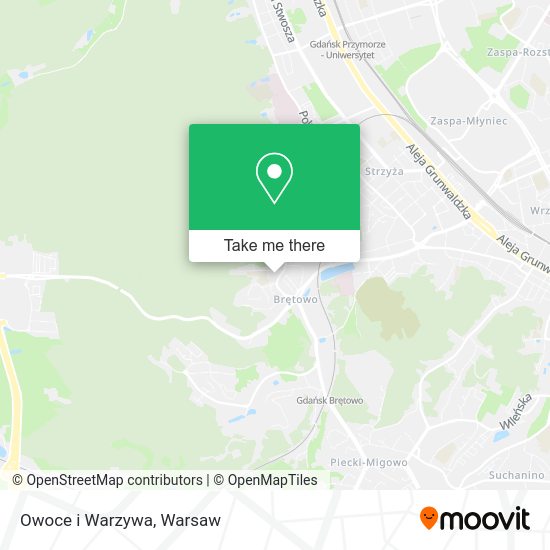 Owoce i Warzywa map