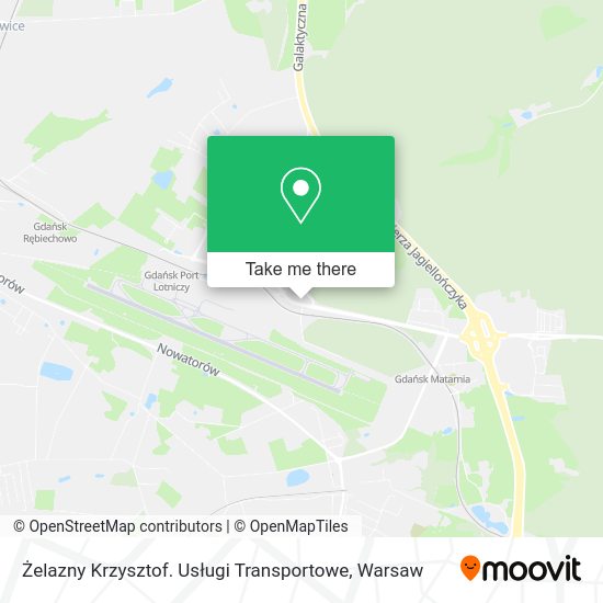 Żelazny Krzysztof. Usługi Transportowe map