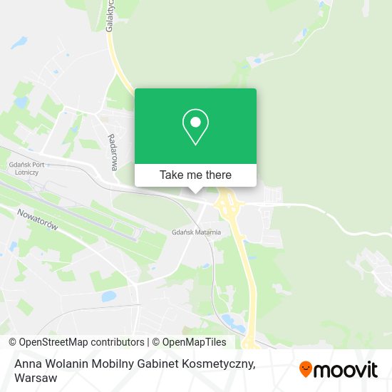 Anna Wolanin Mobilny Gabinet Kosmetyczny map