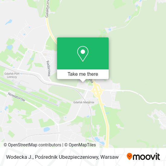 Wodecka J., Pośrednik Ubezpieczeniowy map