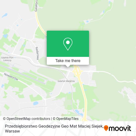 Przedsiębiorstwo Geodezyjne Geo Mat Maciej Siejek map