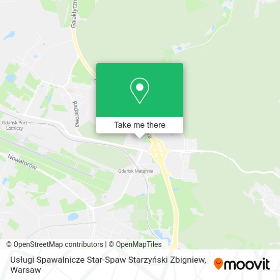 Карта Usługi Spawalnicze Star-Spaw Starzyński Zbigniew