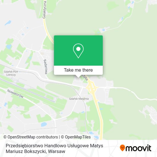 Przedsiębiorstwo Handlowo Usługowe Matys Mariusz Bokszycki map