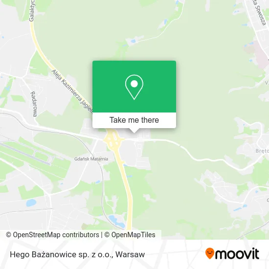 Карта Hego Bażanowice sp. z o.o.