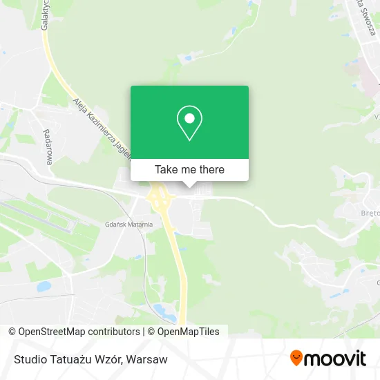 Карта Studio Tatuażu Wzór