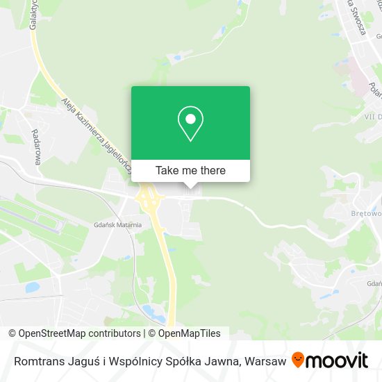 Romtrans Jaguś i Wspólnicy Spółka Jawna map