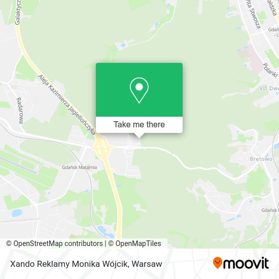 Xando Reklamy Monika Wójcik map