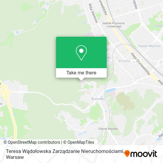 Teresa Wądołowska Zarządzanie Nieruchomościami map