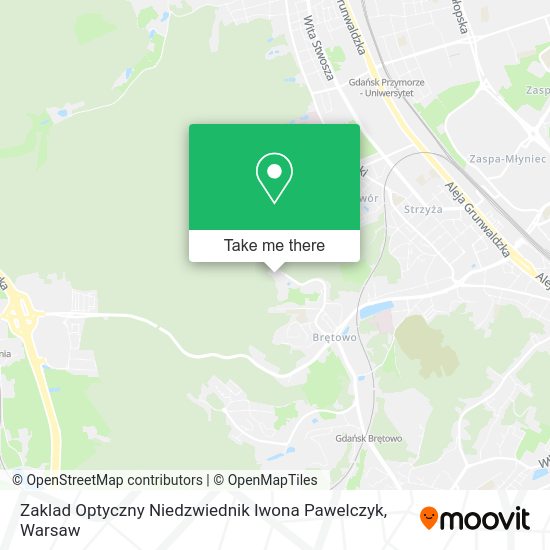 Zaklad Optyczny Niedzwiednik Iwona Pawelczyk map