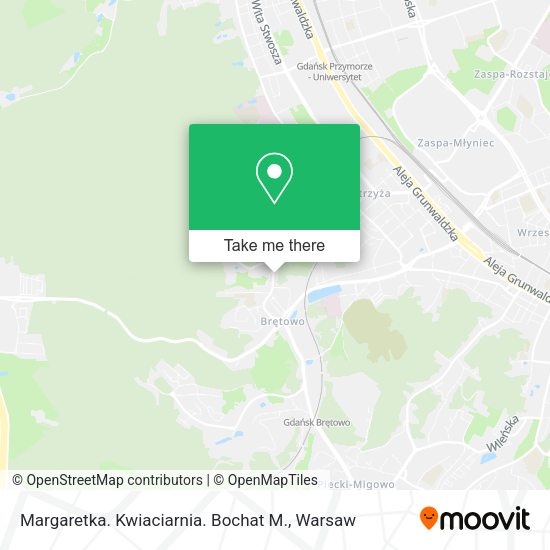 Margaretka. Kwiaciarnia. Bochat M. map